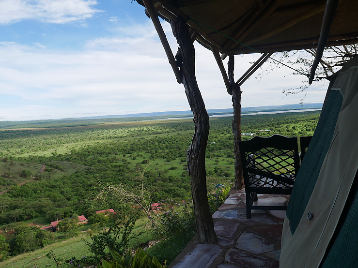 Adler Blick vom Eagles Nest über den Mburo Nationalpark